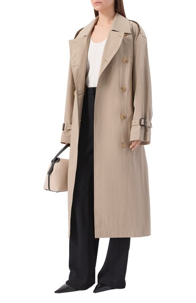 Женский хлопковый тренч TOTEME, арт. 252-WR00197-FB0410