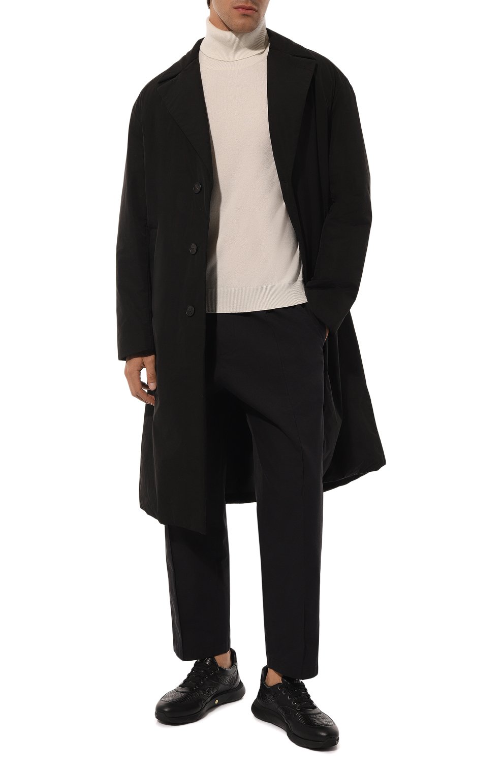 Кроссовки marte с отделкой из кожи аллигатора ARTIOLI, арт. 0S544/CALF/ALLIGAT0R/FABRIC MARTE, фото 2