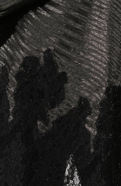 Плиссированный шарф с кружевной вставкой VALENTINO, арт. QT2EEA00/UVK, фото 5