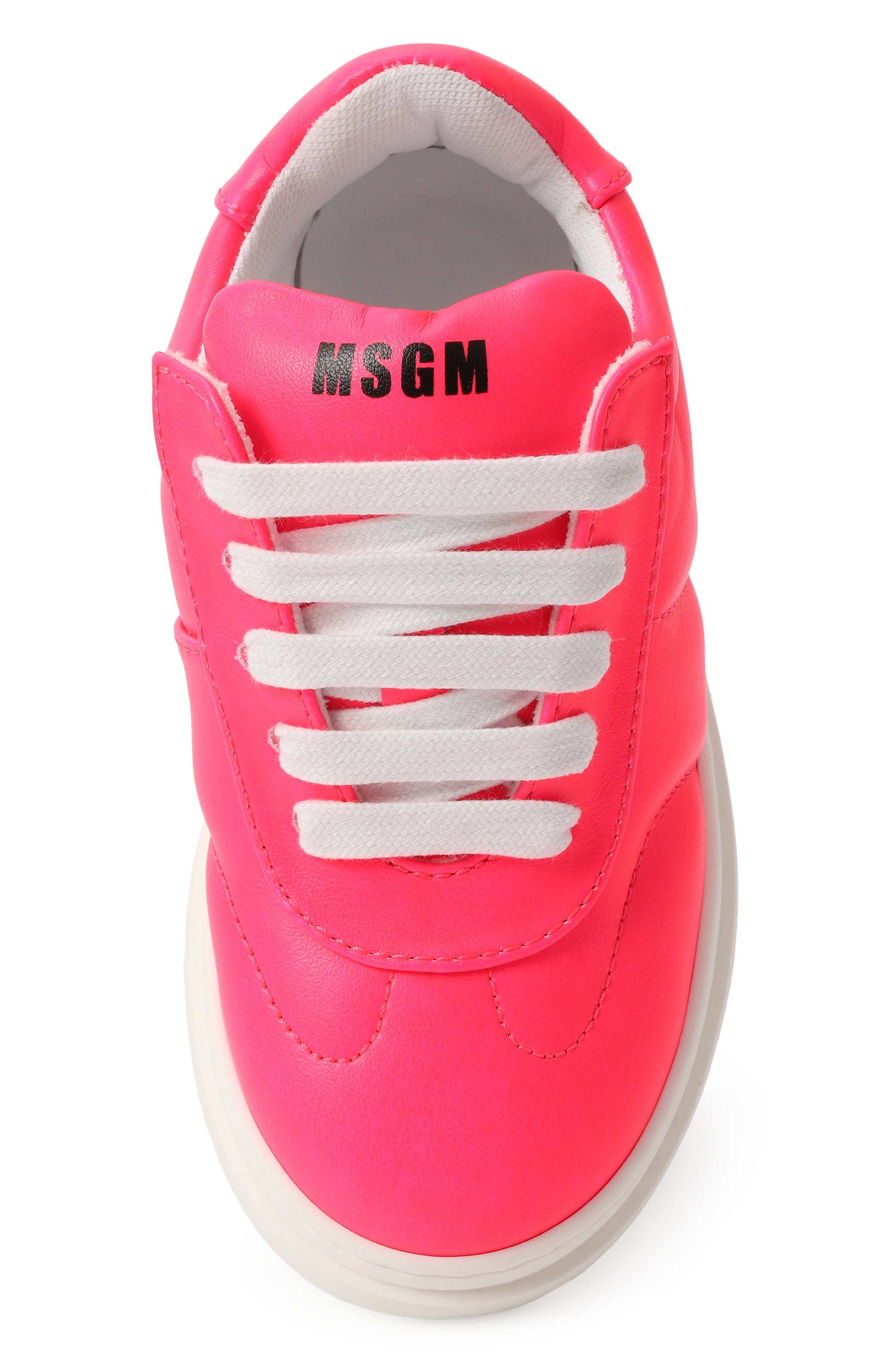 Кеды MSGM KIDS фуксия цвета по цене 22800 руб., арт. 79832/VAR2/28-35, фото 4 Кеды MSGM KIDS, арт. 79832/VAR2/28-35, фото 4