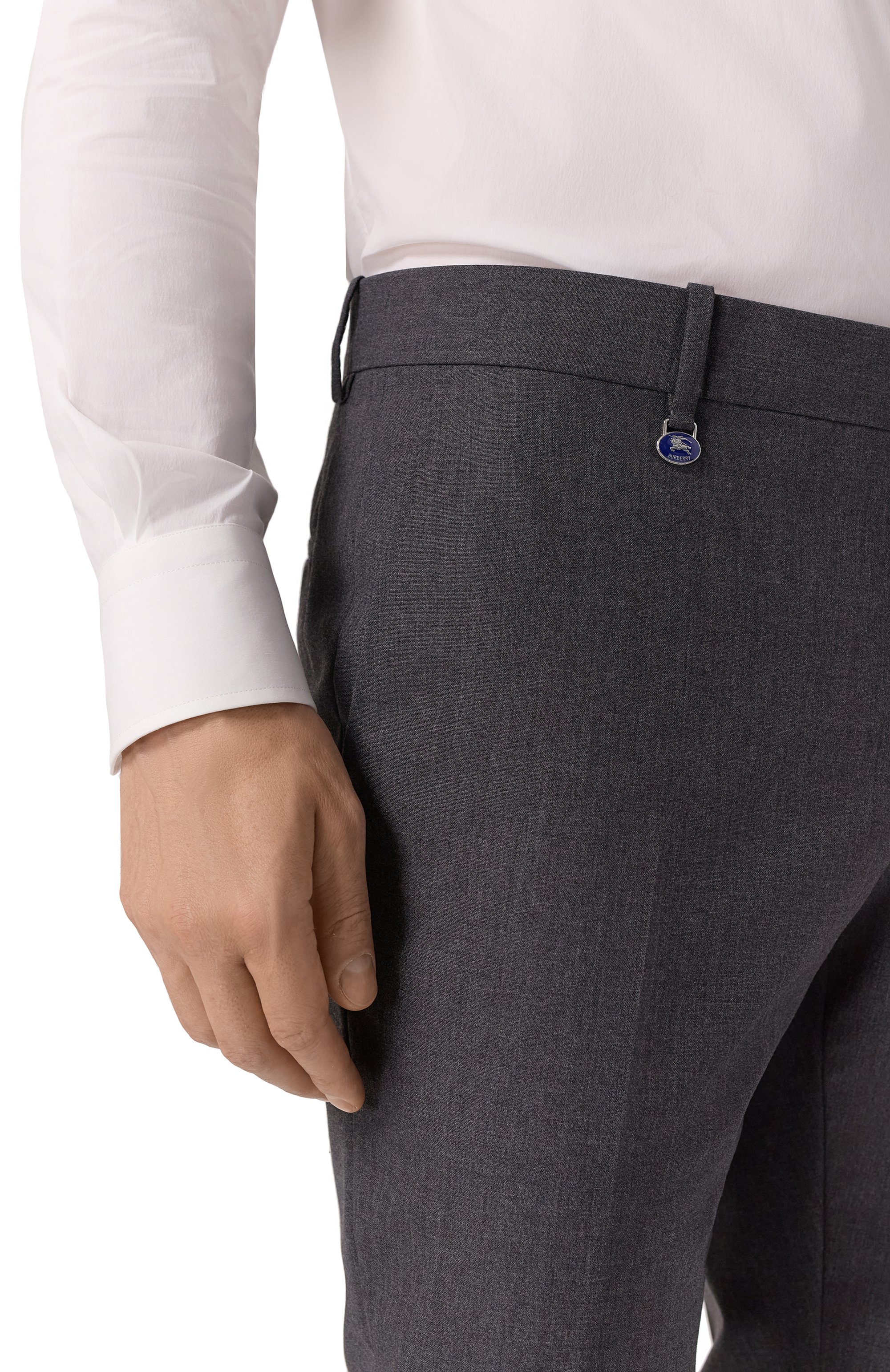 Шерстяные брюки BURBERRY, арт. 8111862, фото 5