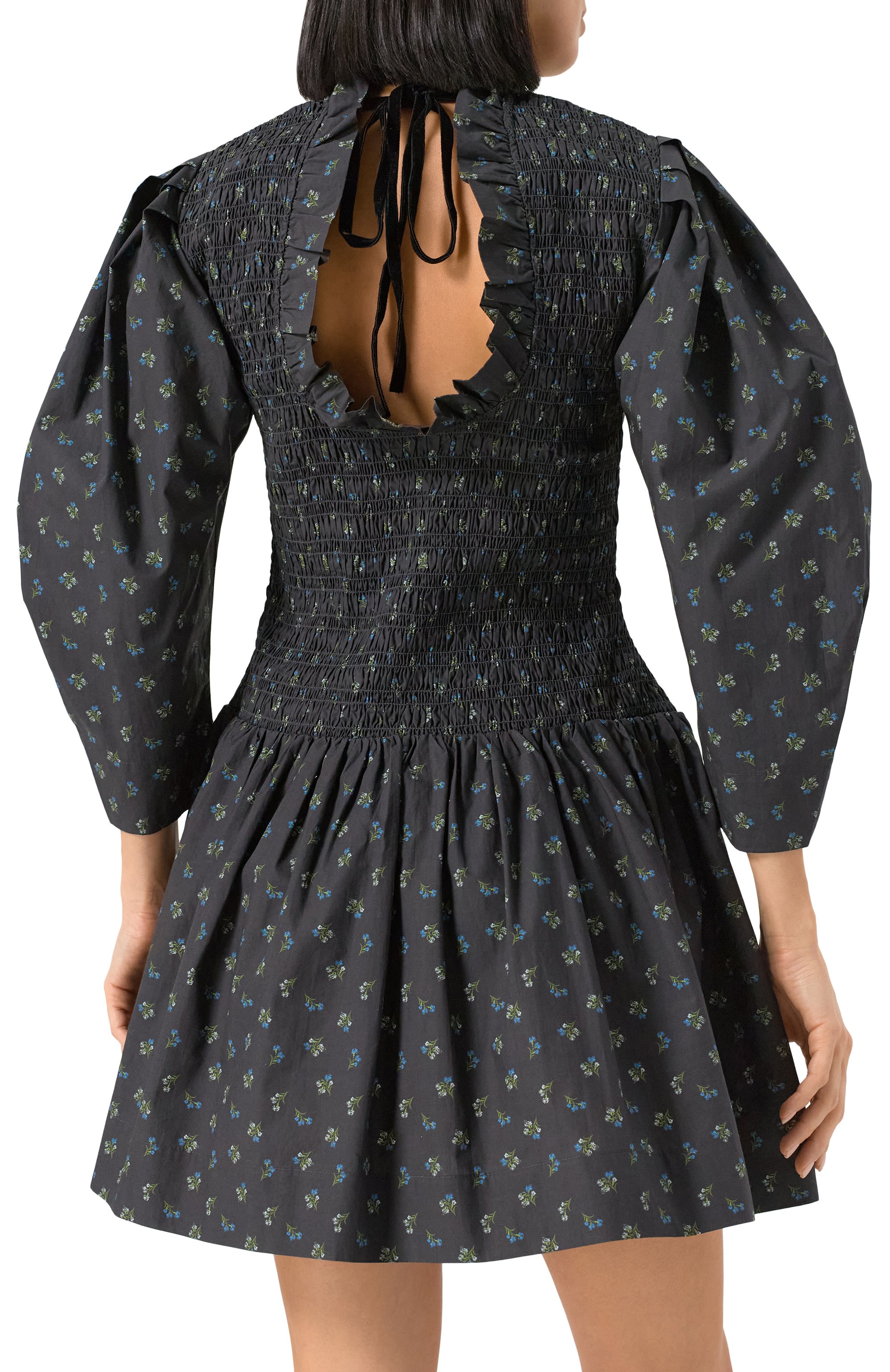 Хлопковое платье GANNI, арт. W0074, фото 4