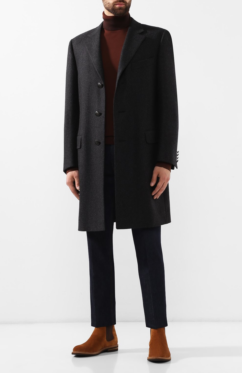 Шерстяное пальто CANALI, арт. 57110/FF02247, фото 2