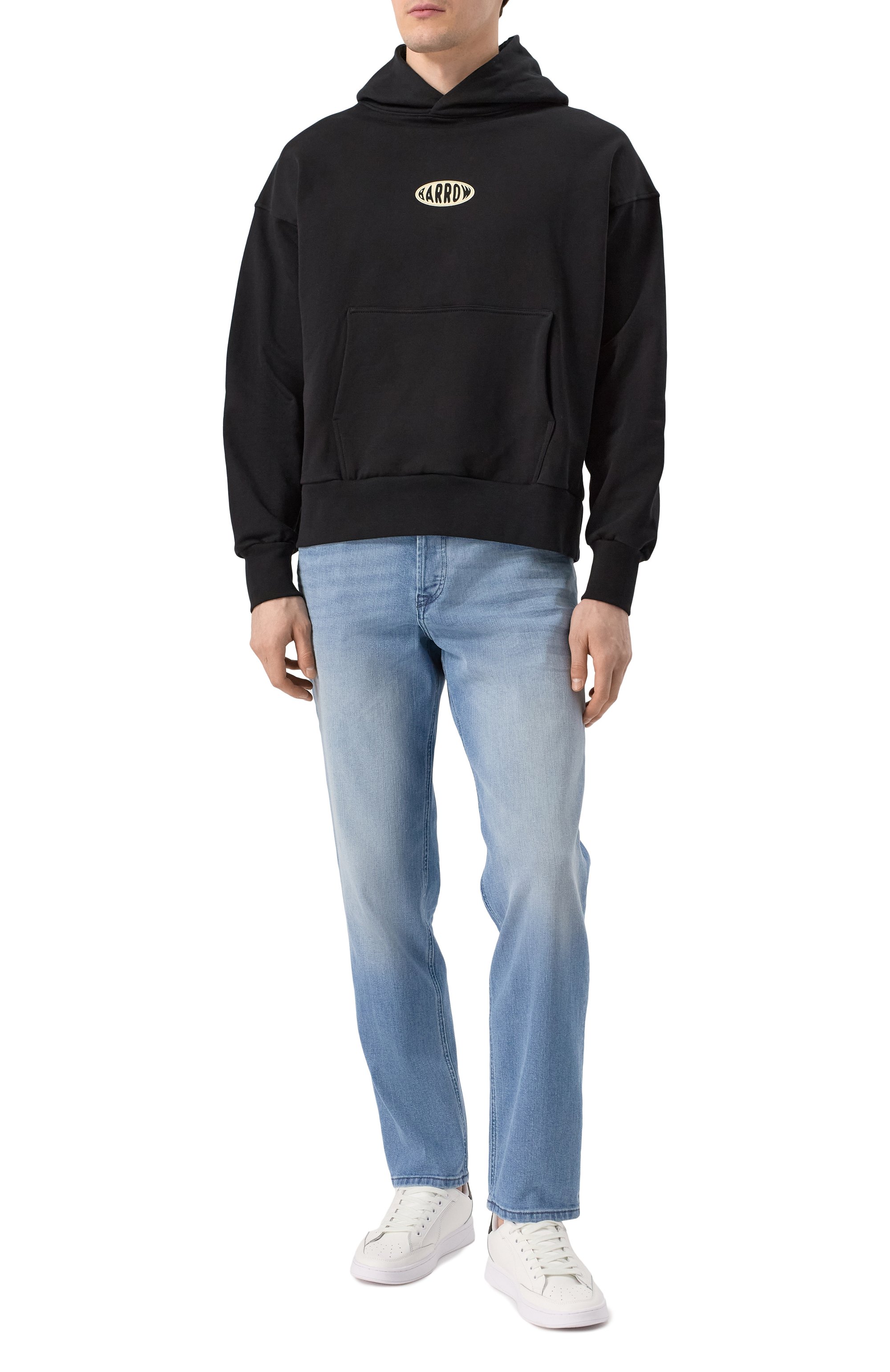 Хлопковое худи BARROW, арт. S5BWMAHS063, фото 2