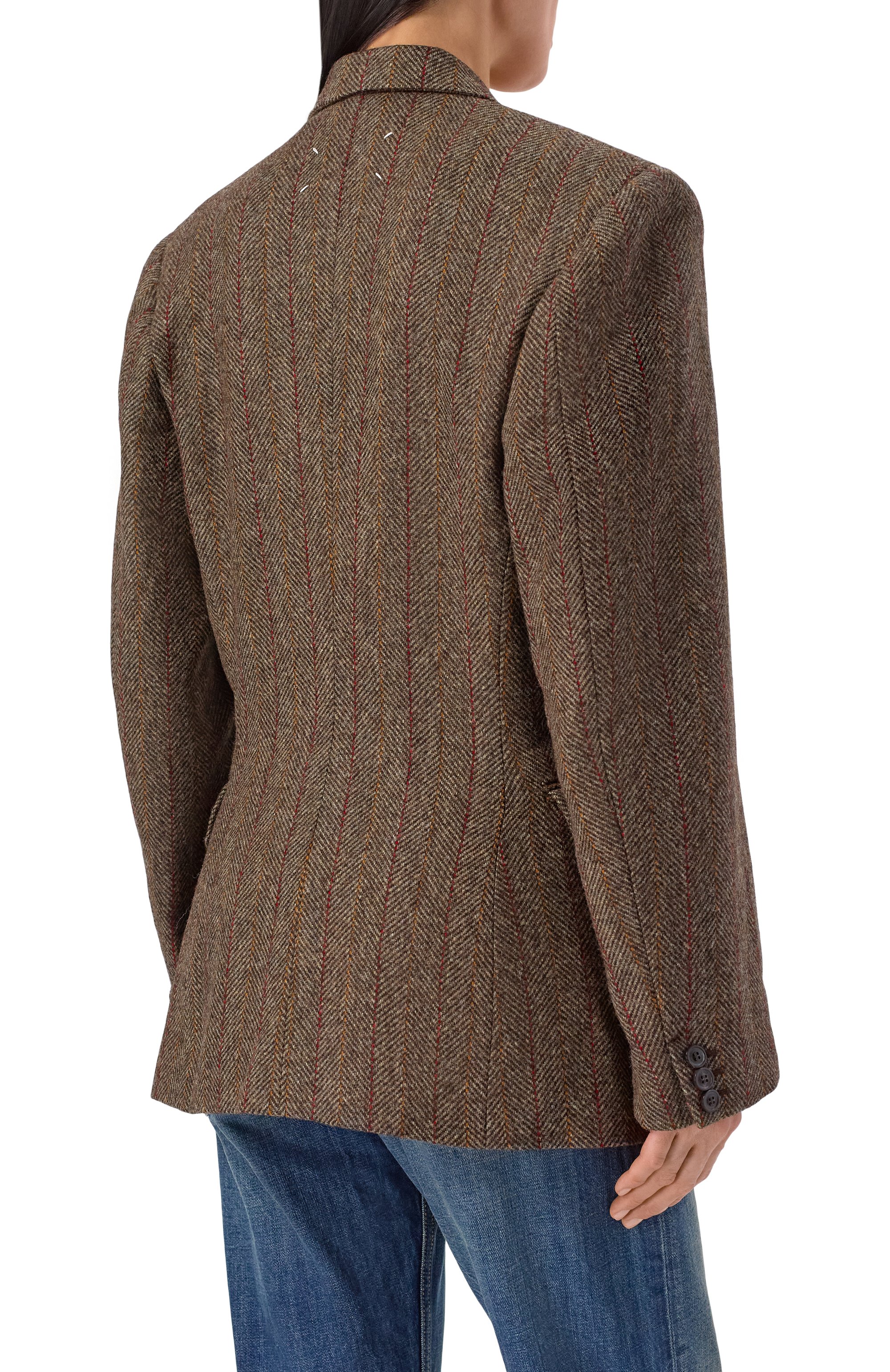 Шерстяной жакет MAISON MARGIELA, арт. S29BN0413/M35607, фото 4