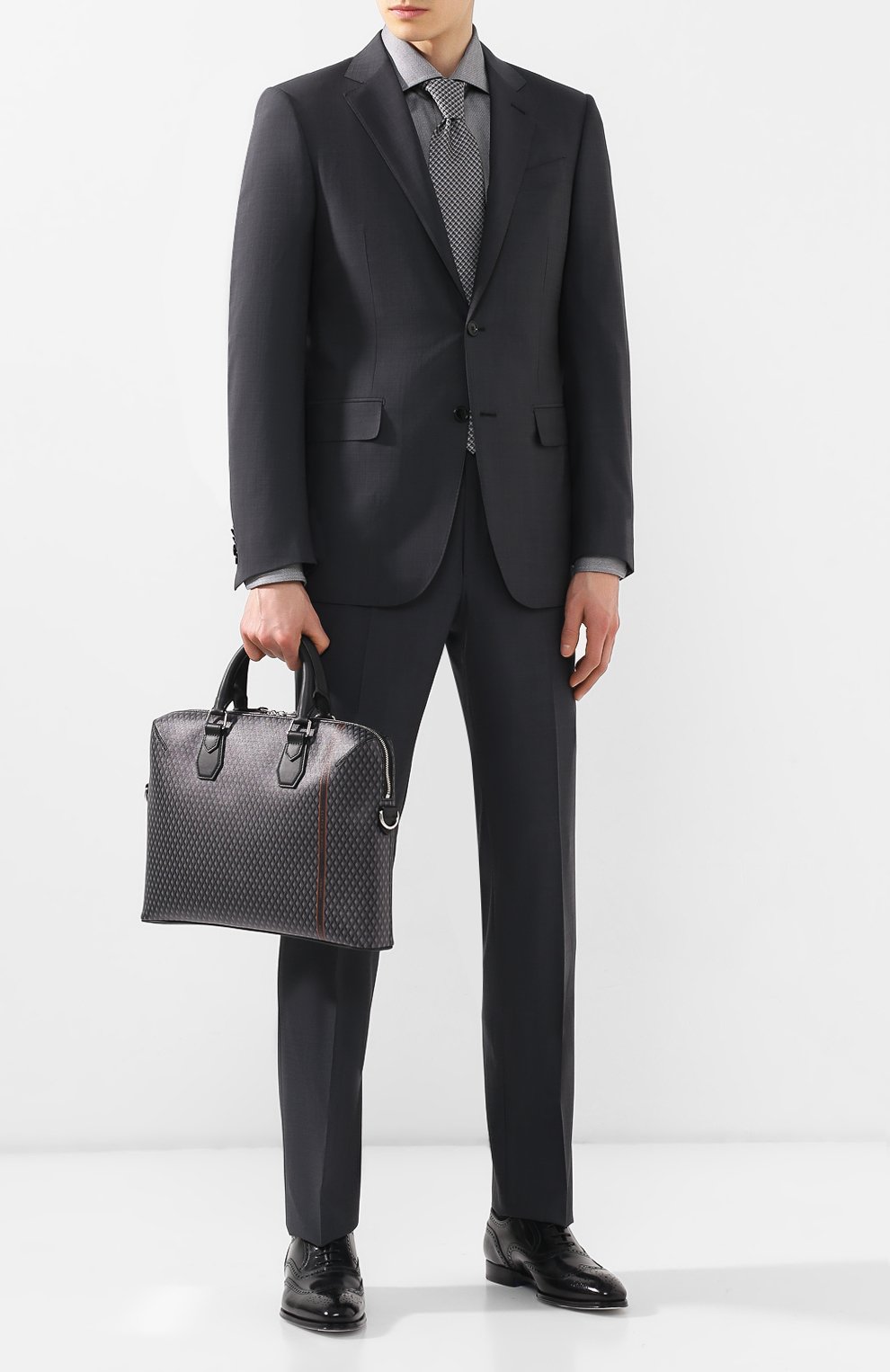 Кожаная сумка для ноутбука DUNHILL, арт. DU19R330BCC, фото 2