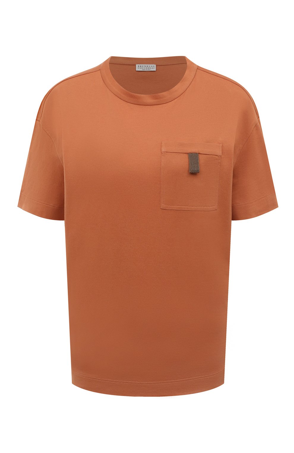 Хлопковая футболка BRUNELLO CUCINELLI, арт. M0A45BK400, фото 1