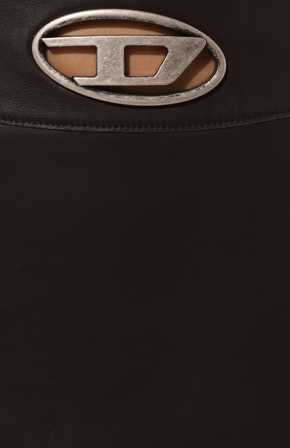 Кожаная юбка DIESEL, арт. A14959/0BNDR, фото 5