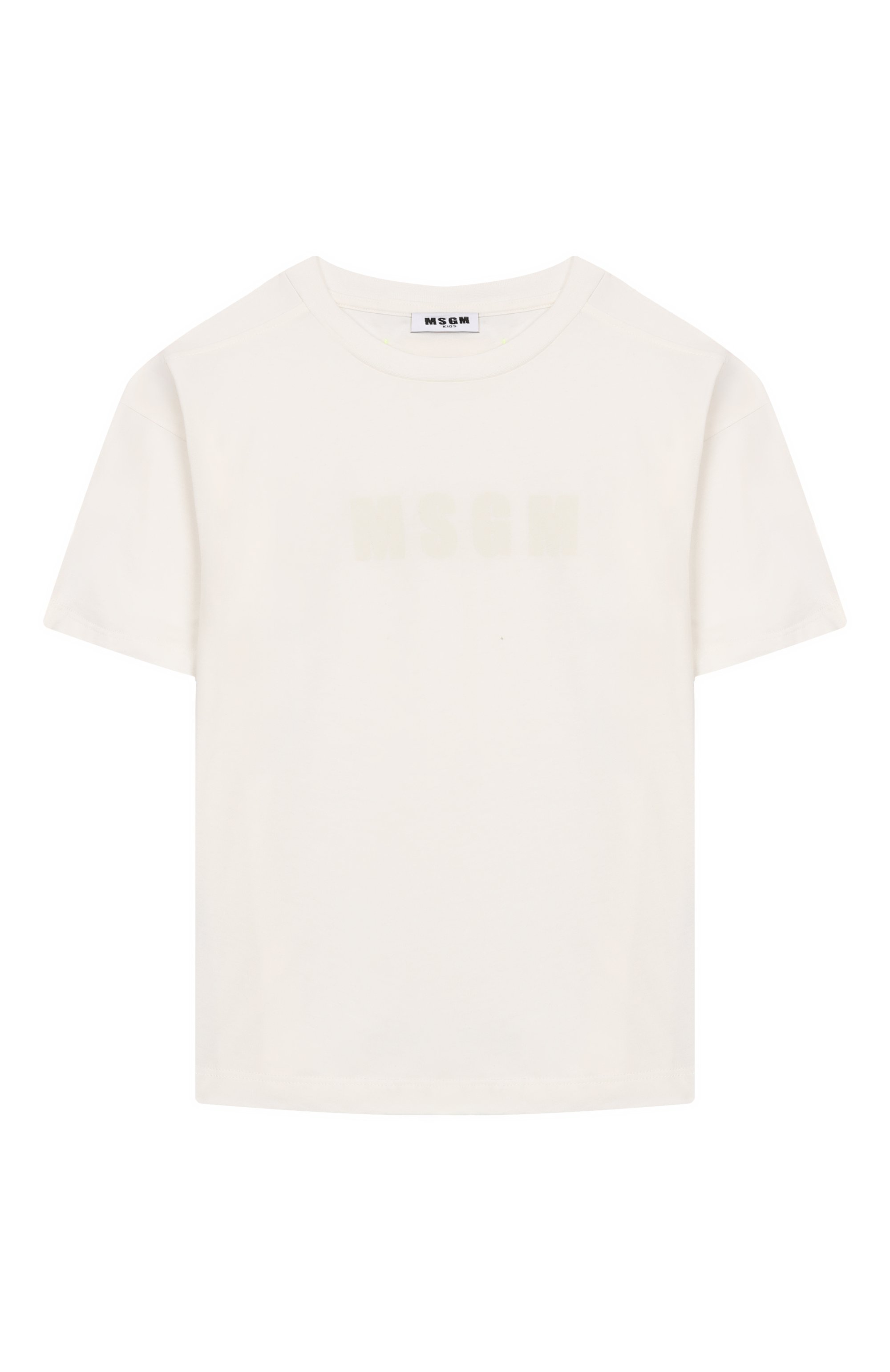Хлопковая футболка MSGM KIDS, арт. S6MSJUTH151, фото 1