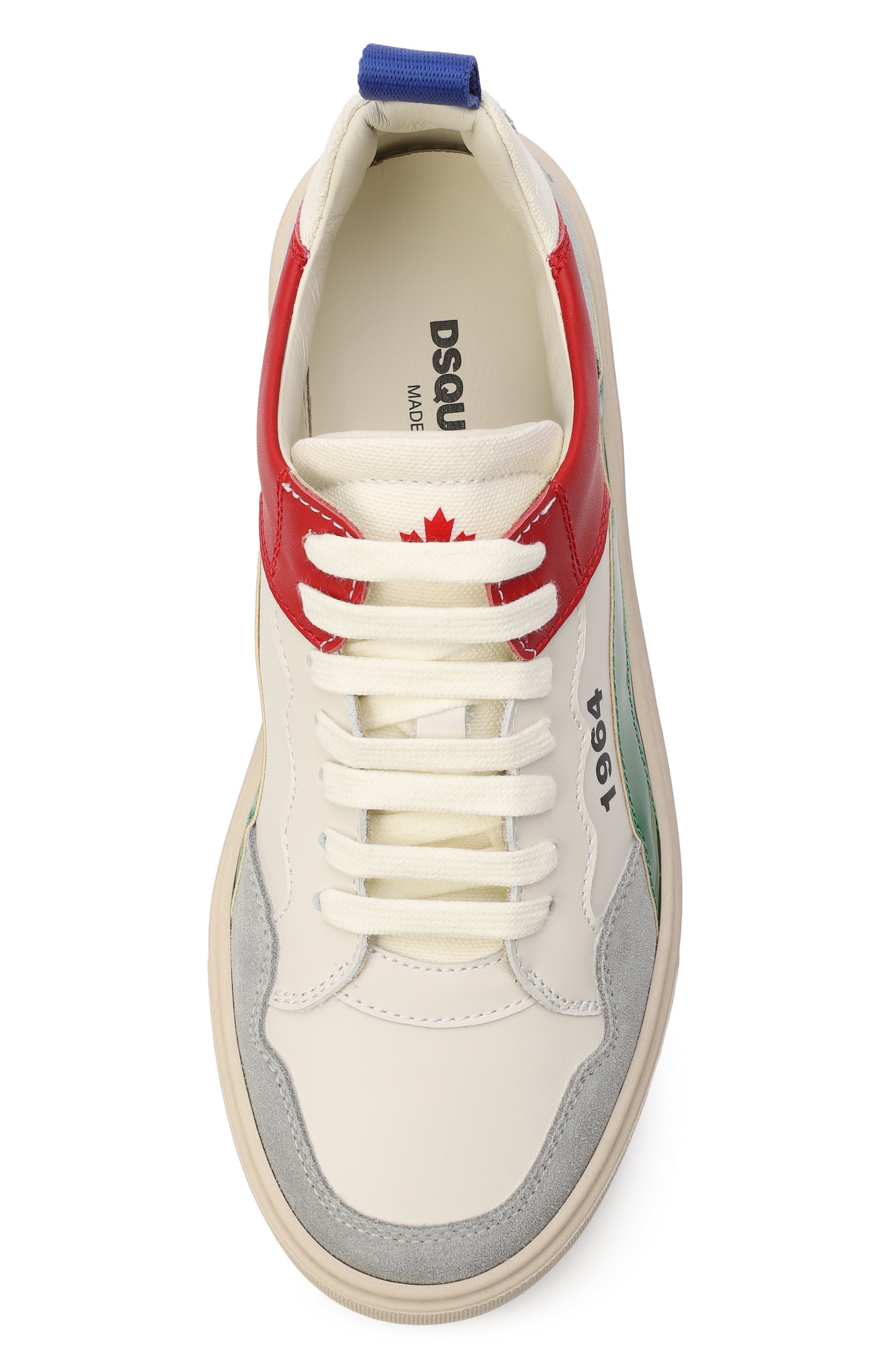 Кожаные кеды DSQUARED2, арт. 82764/VAR1_001, фото 4