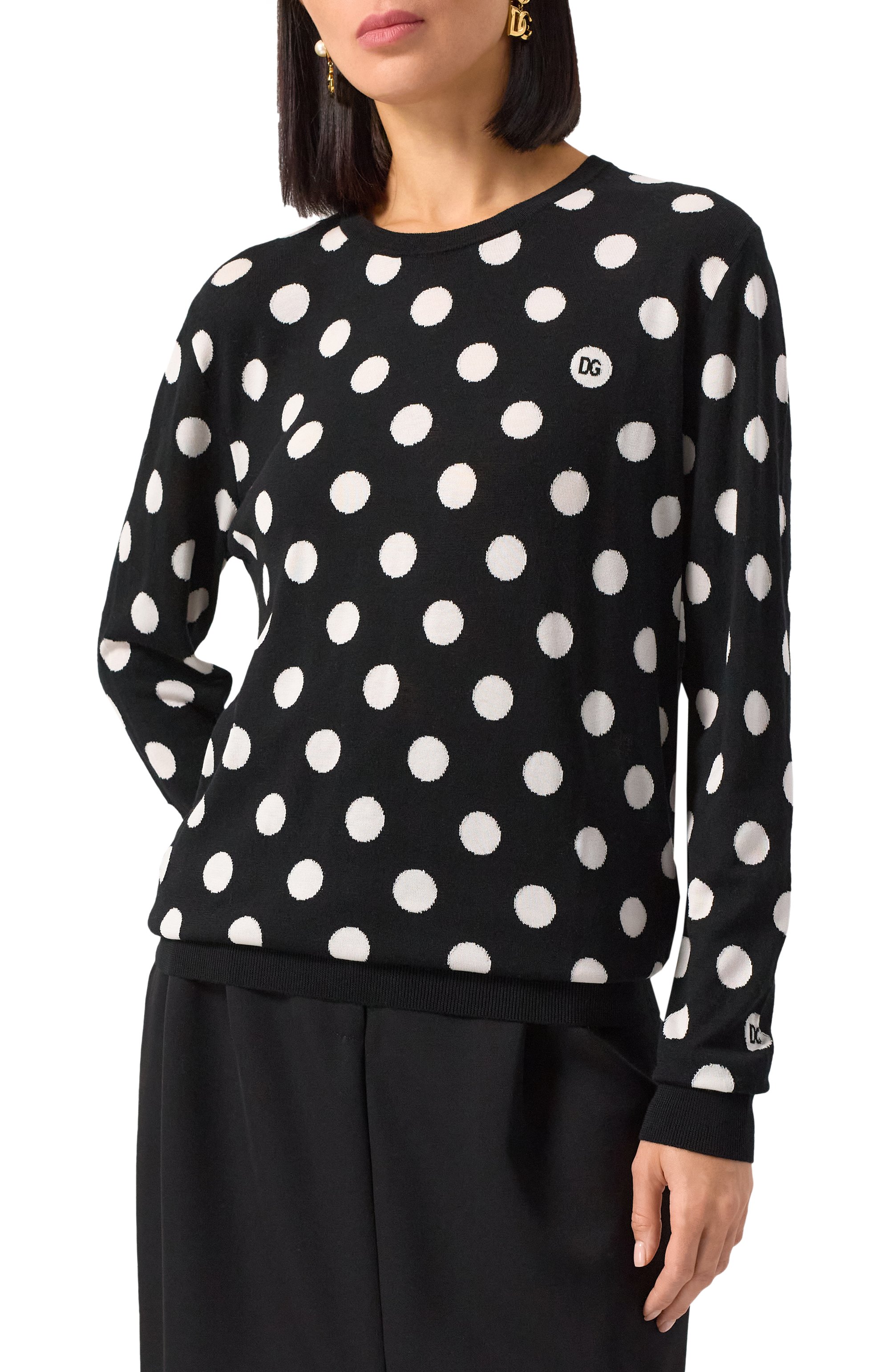 Пуловер из шерсти и шелка DOLCE & GABBANA, арт. FXX06T/JCVYK, фото 3