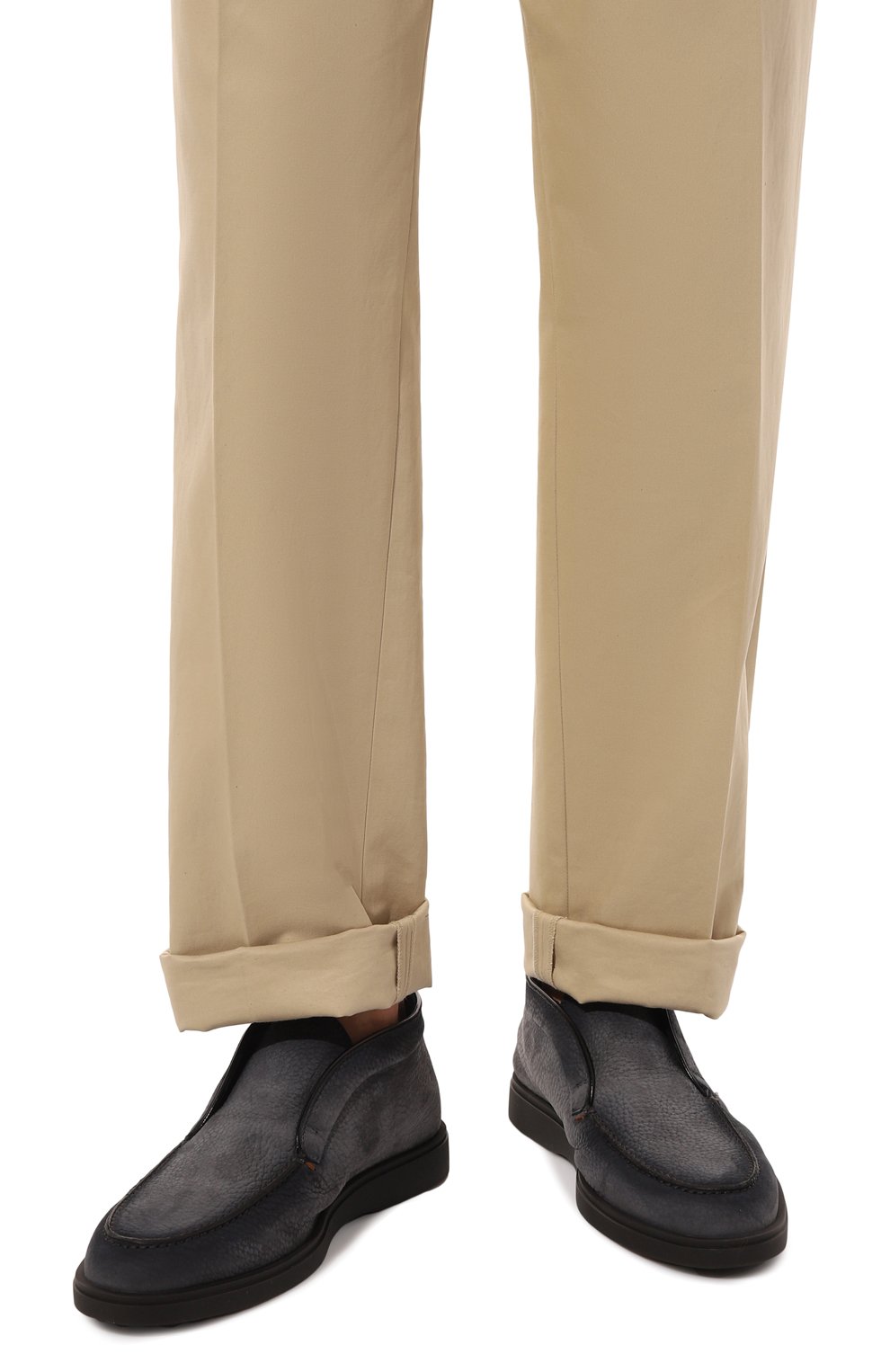 Ботинки detroit из нубука SANTONI, арт. MGDG17823SM0AETG, фото 3