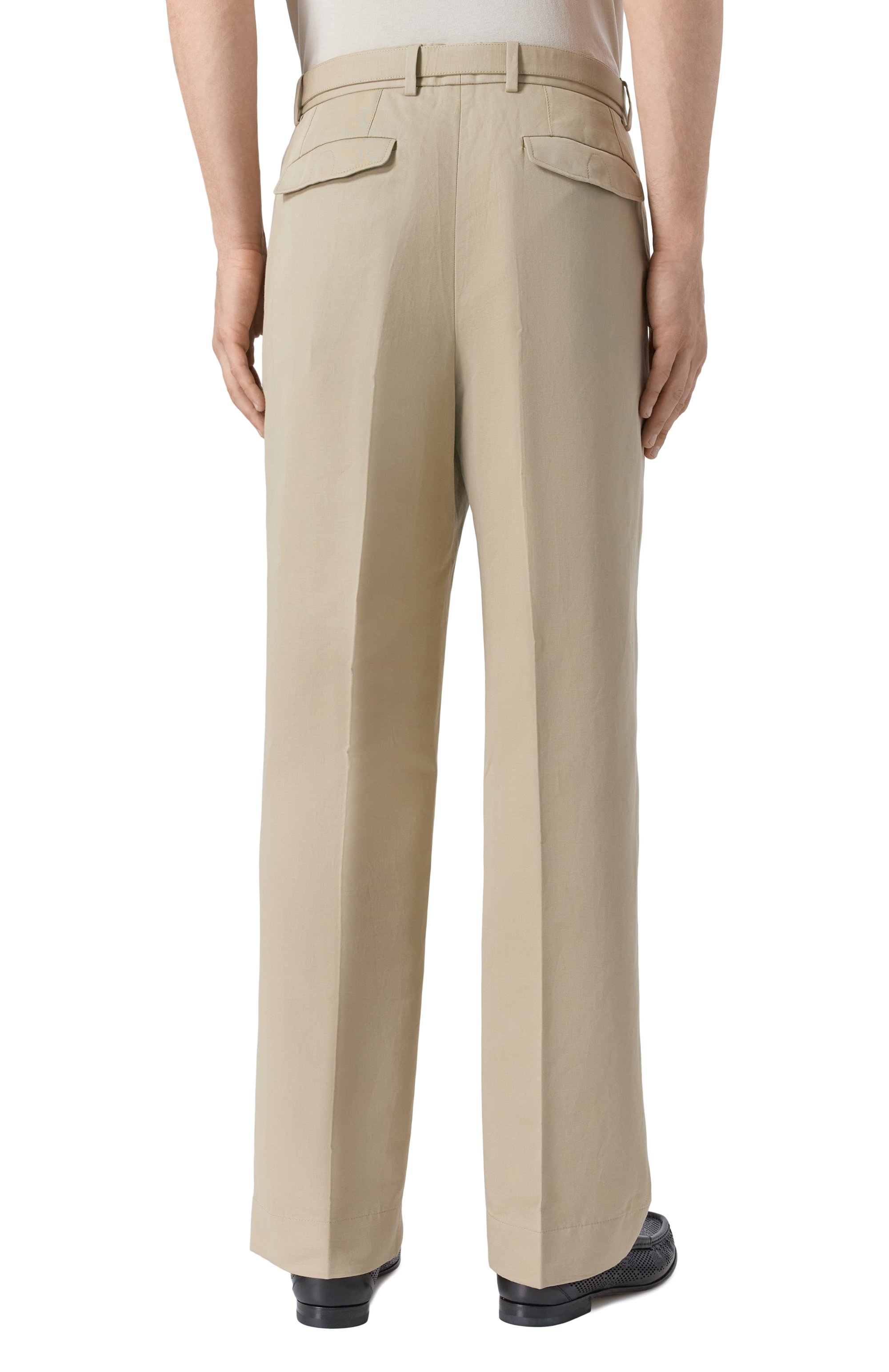 Брюки изо льна и хлопка BRIONI, арт. RPCD0L-PA106, фото 4