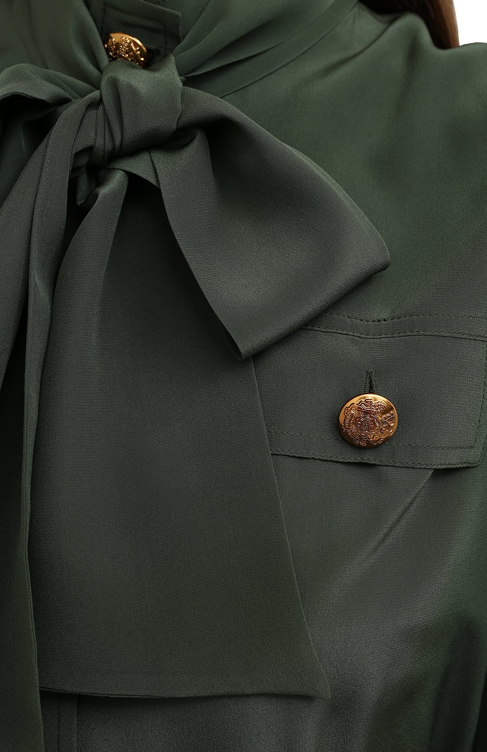 Шелковый комбинезон ZIMMERMANN темно-зеленого цвета по цене 58600 руб., арт. 9047YRLAD/B0GR, фото 5 Шелковый комбинезон ZIMMERMANN, арт. 9047YRLAD/B0GR, фото 5