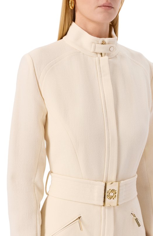 Шерстяной комбинезон Elie Saab JU110NF25/CD020 Кремовый  JU110NF25/CD020 Фото 4