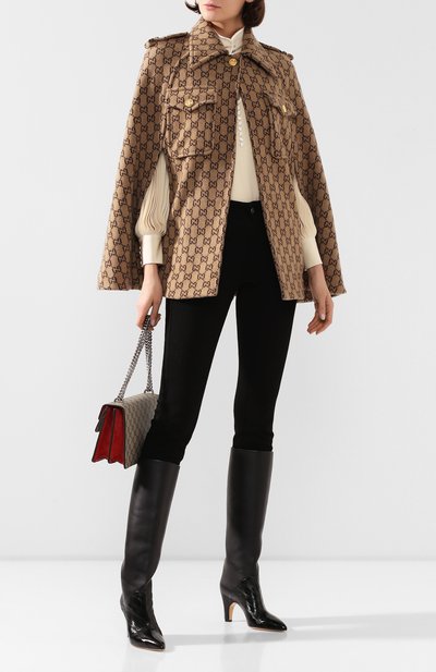 Шерстяное пончо GUCCI, арт. 610488/XKA5U, фото 2
