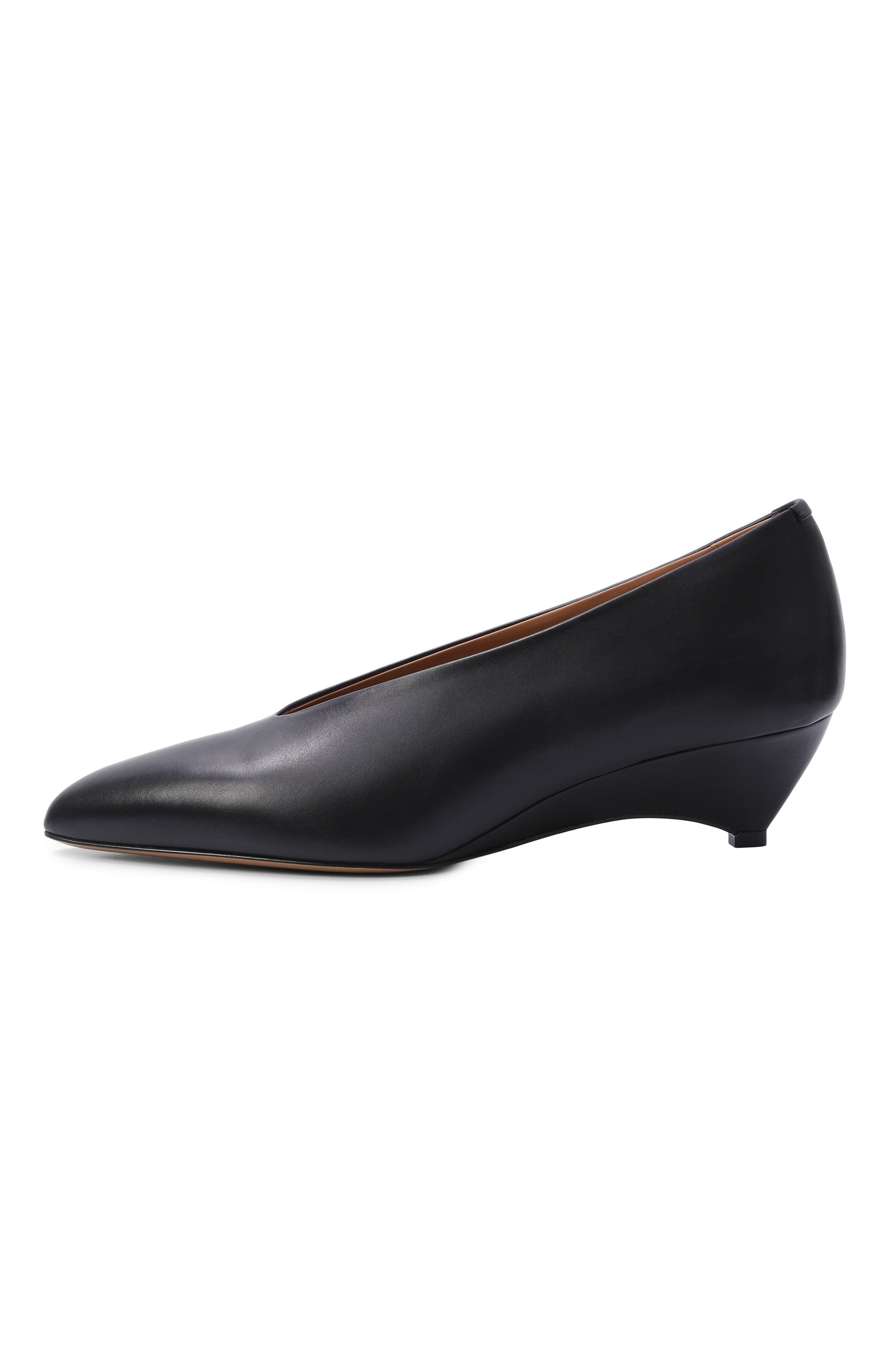 Кожаные туфли arc JIL SANDER черного цвета по цене 125500 руб., арт. J15WL0067/P7689, фото 4 Кожаные туфли arc JIL SANDER, арт. J15WL0067/P7689, фото 4