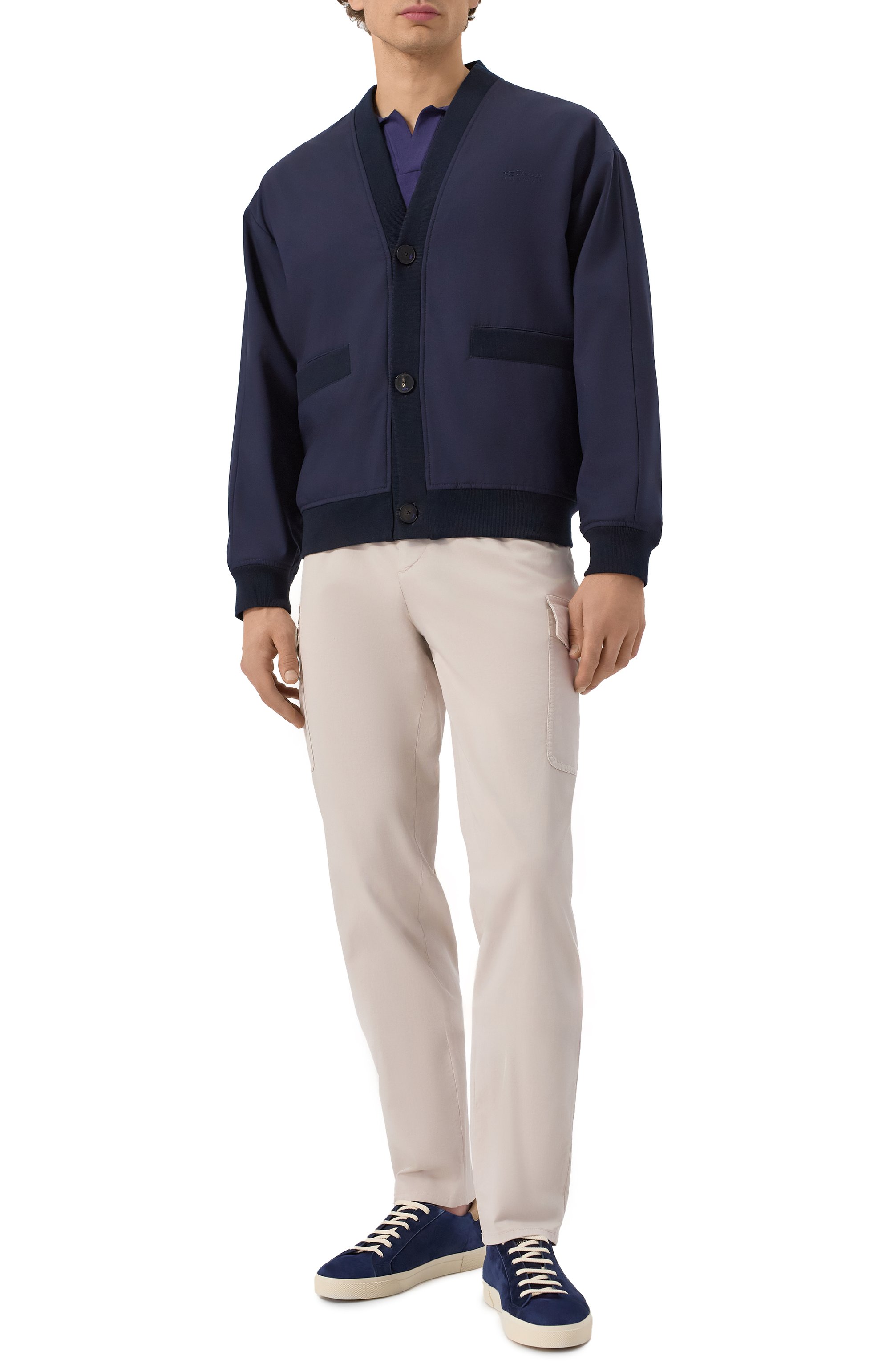 Шерстяной бомбер KITON, арт. UGK091K0752F01, фото 2