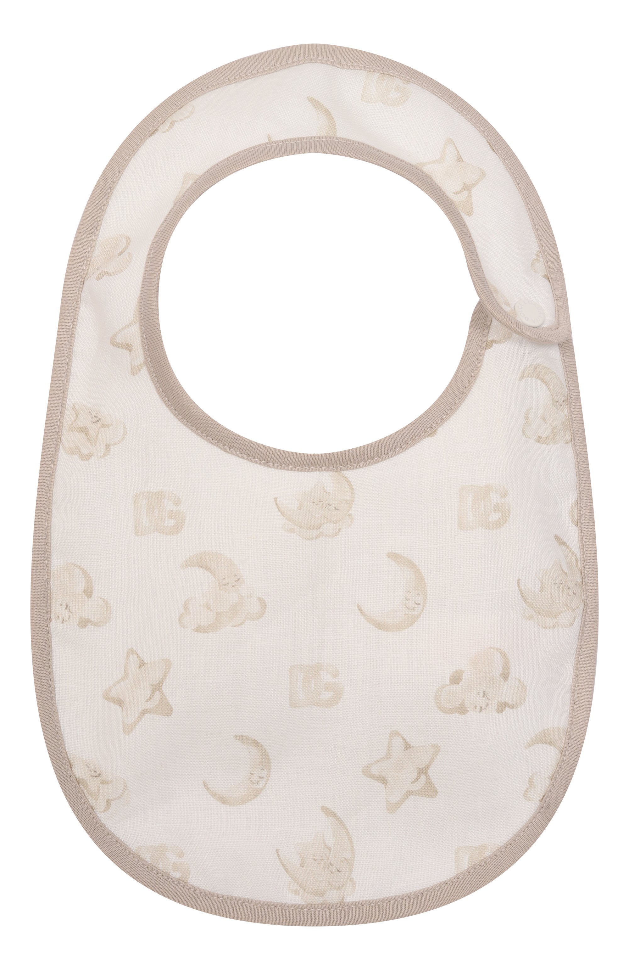 Льняной нагрудник DOLCE & GABBANA светло-бежевого цвета по цене 10600 руб., арт. LNJA55/G703J, фото 1 Льняной нагрудник DOLCE & GABBANA, арт. LNJA55/G703J, фото 1