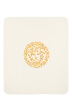 Детского хлопковое одеяло VERSACE золотого цвета, арт. 1000092/1A00240 | Фото 3 (Региональные ограничения белый список (Axapta Mercury): RU; Материал: Хлопок, Текстиль; Нос: Не проставлено; Материал сплава: Проставлено)