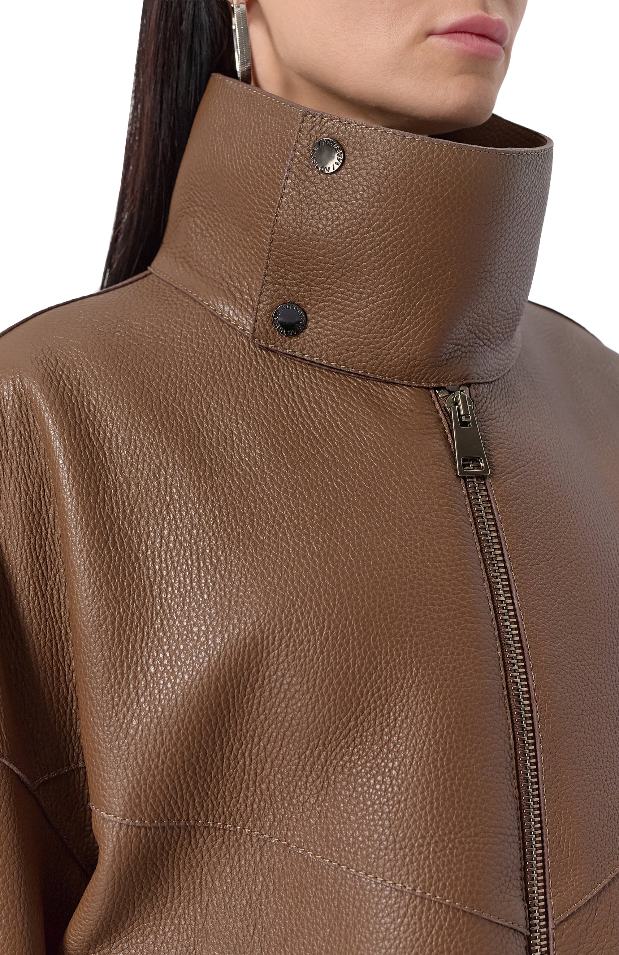 Кожаная куртка MASLOV, арт. Z017, фото 5