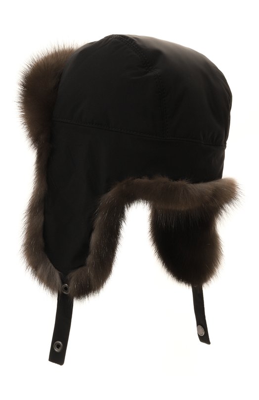 Шапка-ушанка AntiStorm с отделкой из соболя Black Sable BS-24004EB Чёрный  BS-24004EB Фото 2
