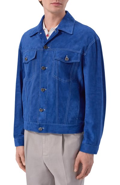 Замшевая куртка KITON, арт. UW2397AV0846H, фото 3