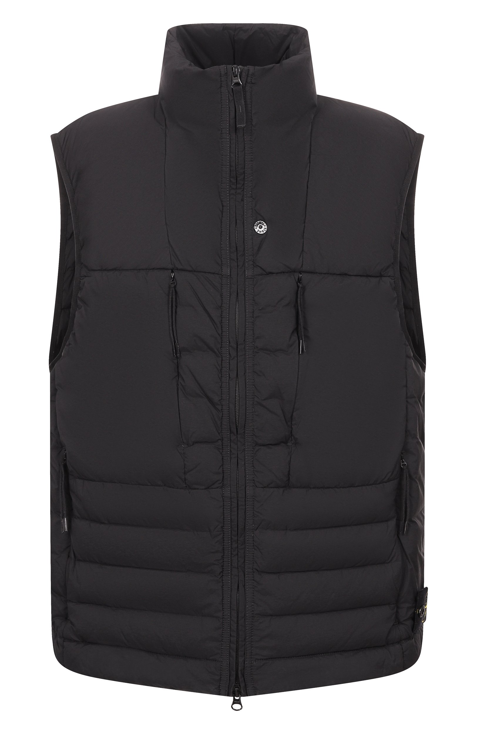 Утепленный жилет STONE ISLAND черного цвета по цене 88300 руб., арт. K2S15G100004/S0183, фото 1 Утепленный жилет STONE ISLAND, арт. K2S15G100004/S0183, фото 1