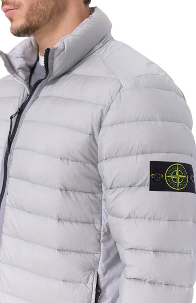 Пуховая куртка STONE ISLAND светло-серого цвета по цене 92650 руб., арт. K1S154100429-S0024, фото 5 Пуховая куртка STONE ISLAND, арт. K1S154100429-S0024, фото 5