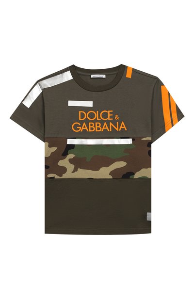 Хлопкова я футболка DOLCE & GABBANA, арт. L4JT9H/G7RIP/2-6, фото 1