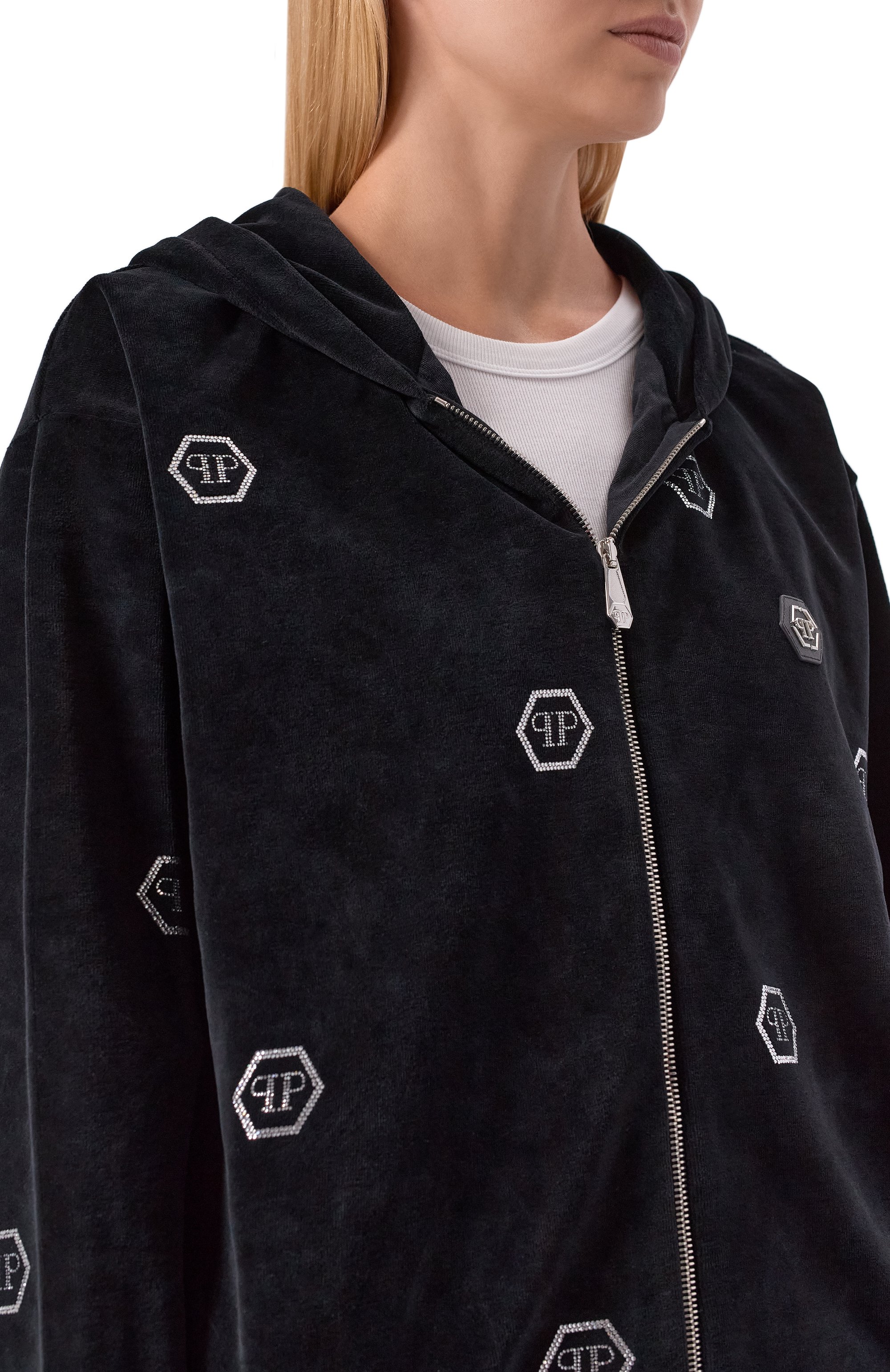 Хлопковая толстовка PHILIPP PLEIN, арт. SAFC WJB1932 PTE003N, фото 5