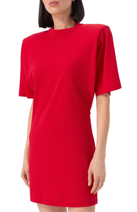 Хлопковое платье Pinko 105220/A2M2 Красный  105220/A2M2 Фото 3