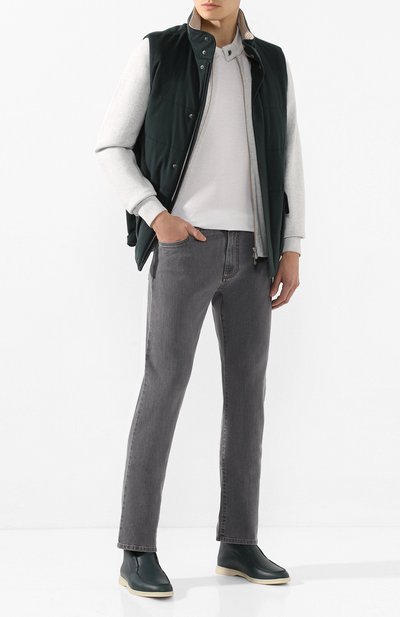 Кожаные ботинки open walk LORO PIANA, арт. FAL0319, фото 2