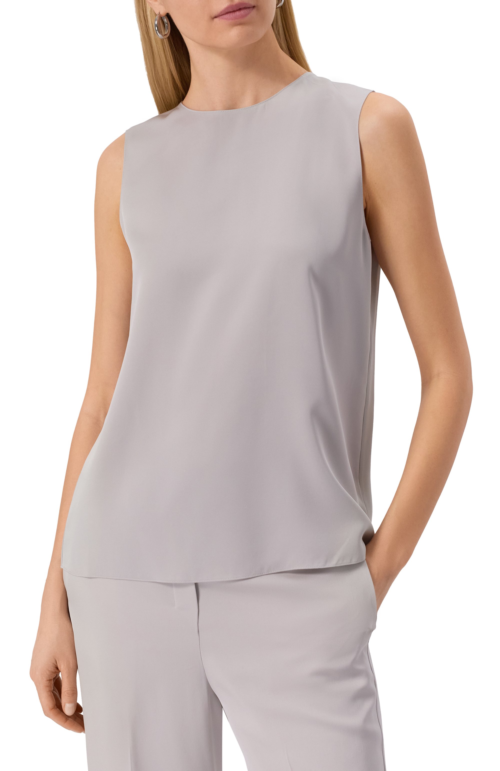 Шелковый топ THEORY, арт. M0102539, фото 3