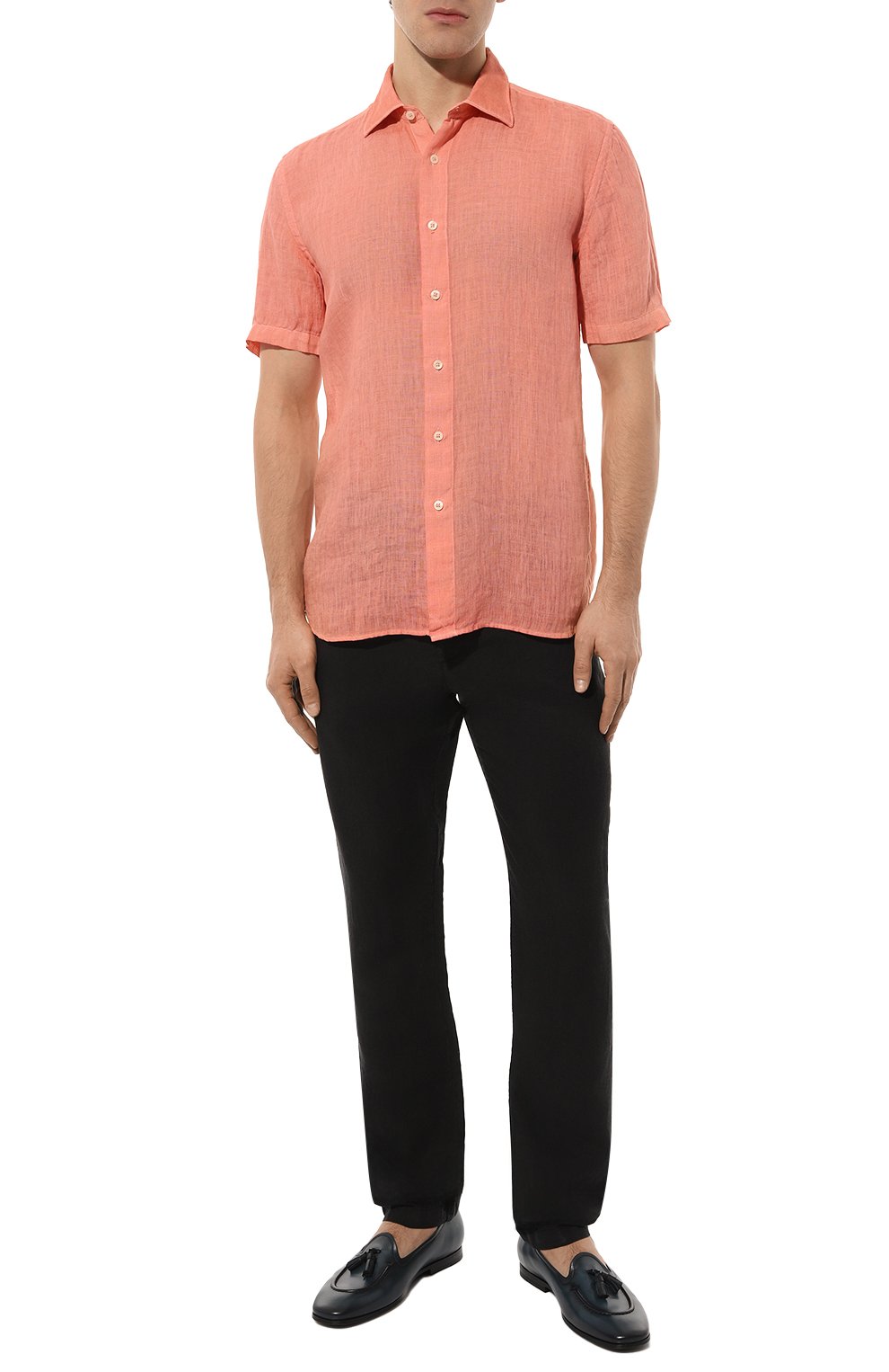 Льняная рубашка 120% LINO, арт. 31ALIM19FZ/0000115/S00, фото 2