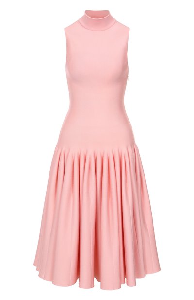 Женское платье из вискозы и шерсти ALAIA, арт. AA9R2645K032A