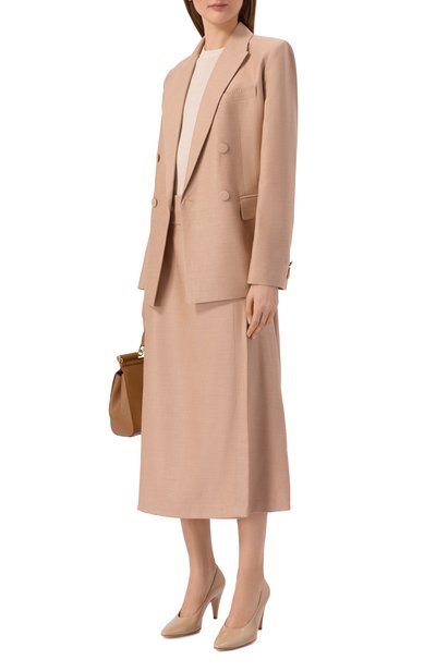 Кожаные туфли amelia 85 GIANVITO ROSSI, арт. G22325.85RIC.NUISAND, фото 3