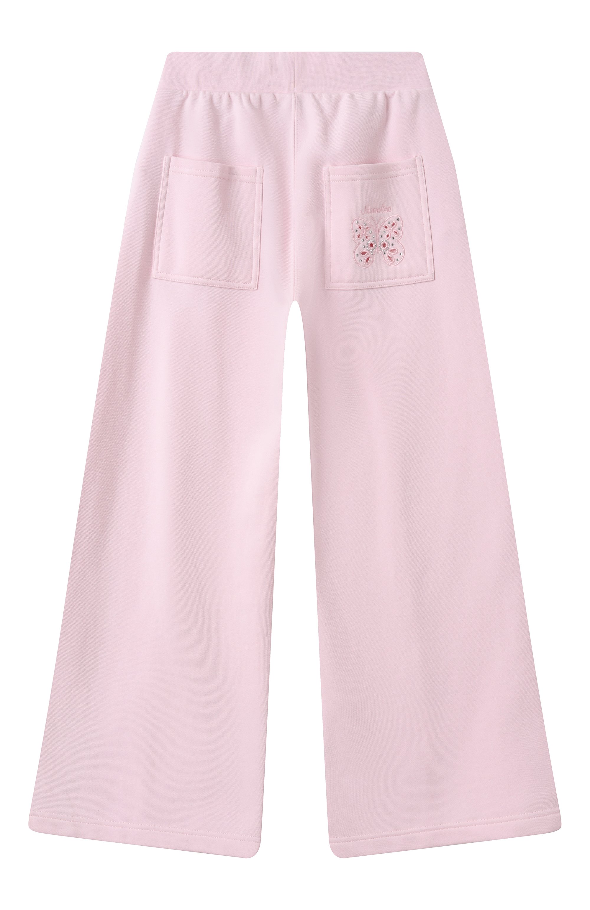 Хлопковые брюки MONNALISA, арт. 79E402, фото 2