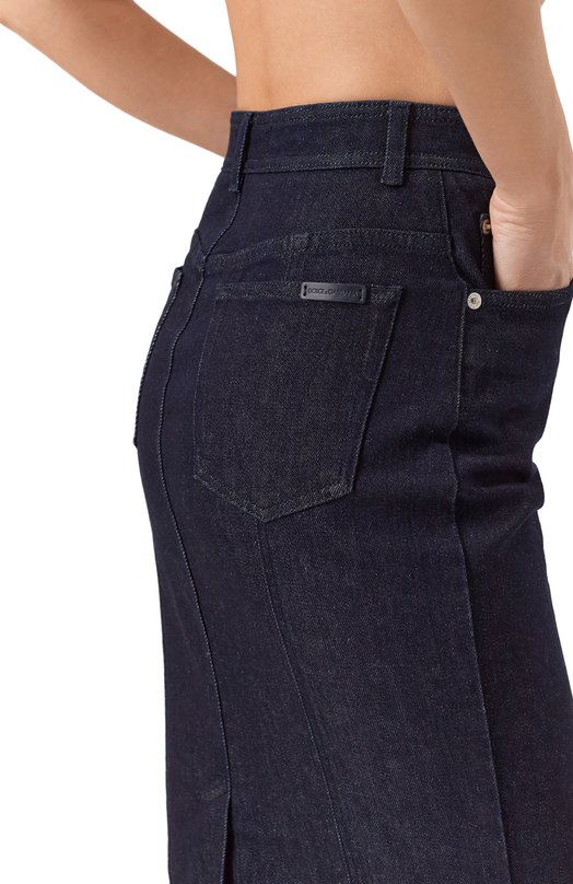 Джинсовая юбка Dolce & Gabbana F4CYAD/G8LY5 Синий  F4CYAD/G8LY5 Фото 5