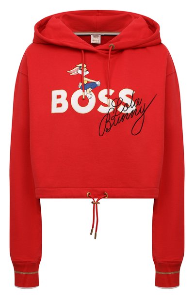 Женский хлопковое худи looney tunes x boss BOSS, арт. 50484939