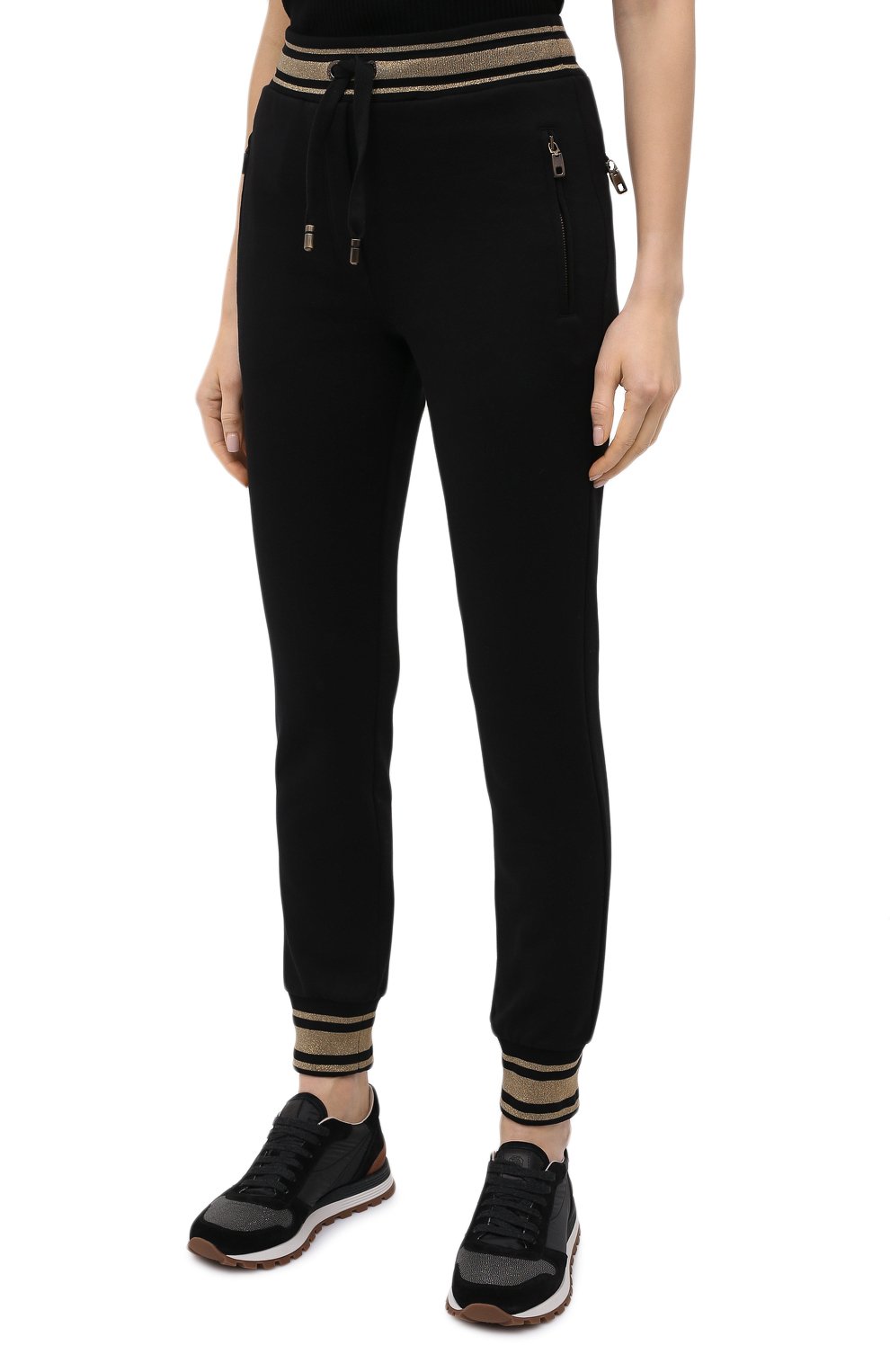 Хлопковые джоггеры DOLCE & GABBANA, арт. FTBX7Z/G7W0M, фото 3