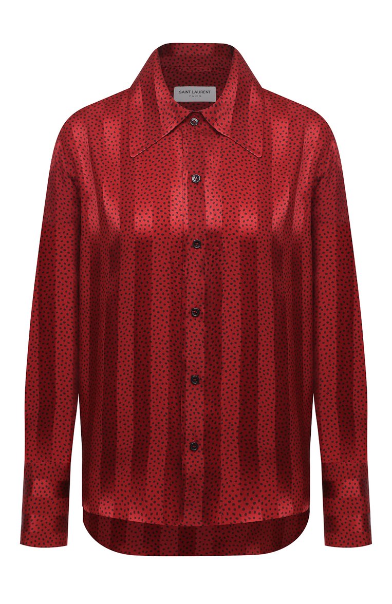 Шелковая рубашка SAINT LAURENT, арт. 626928/Y3B27, фото 1
