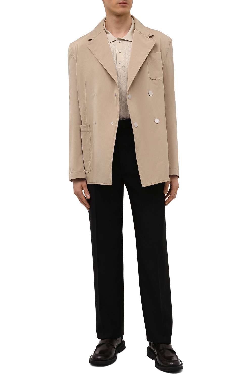 Шелковое поло BOTTEGA VENETA, арт. 682473/V1L00, фото 2