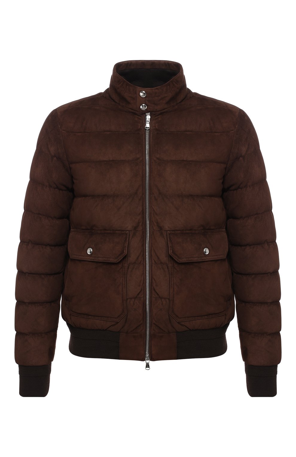 Кожаный бомбер gibran на молнии с воротником-стойкой MONCLER, арт. D2-091-40809-80-57331, фото 1