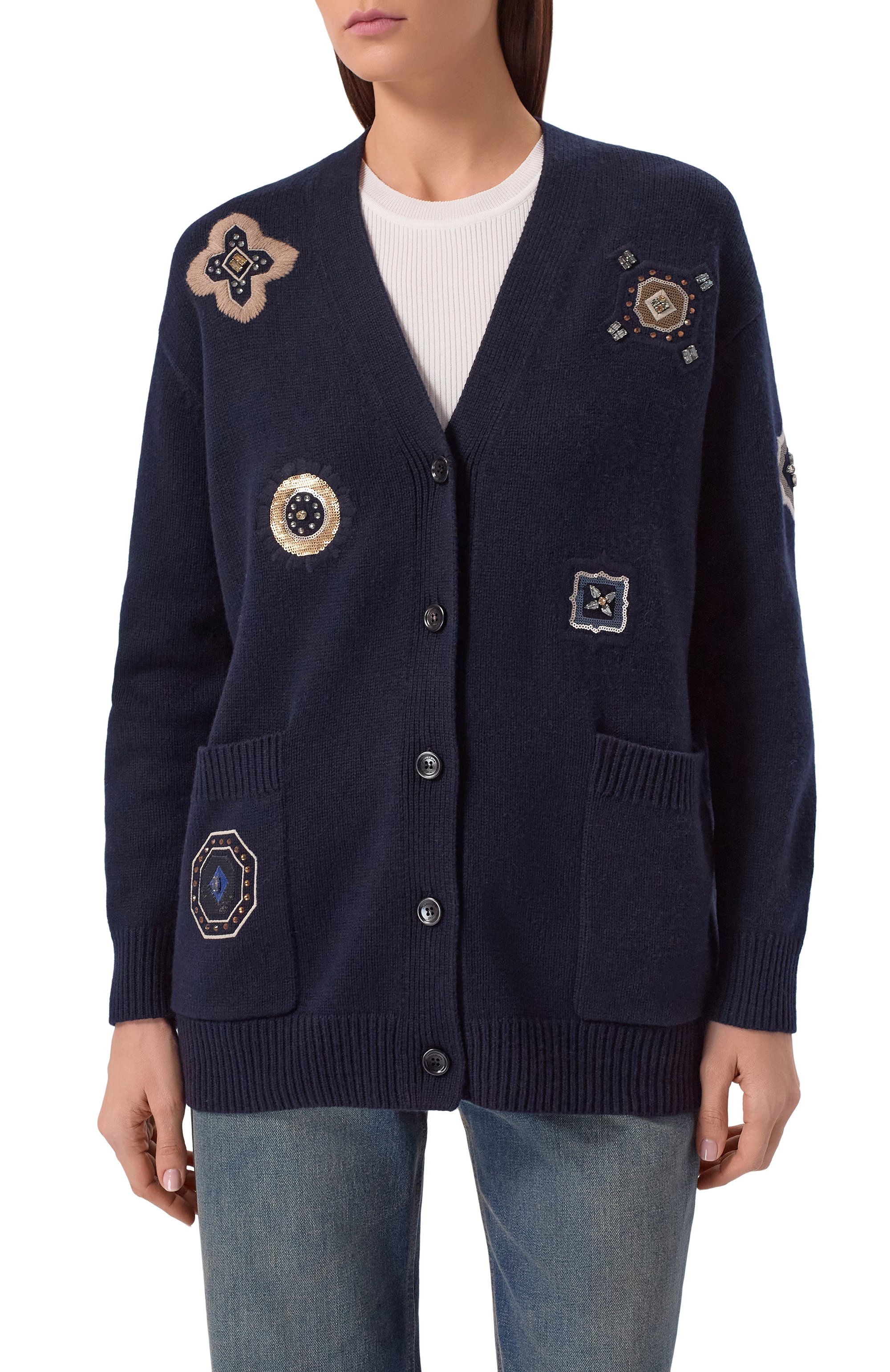 Кардиган из шерсти и кашемира MAX MARA, арт. MXMGI0IRE, фото 3