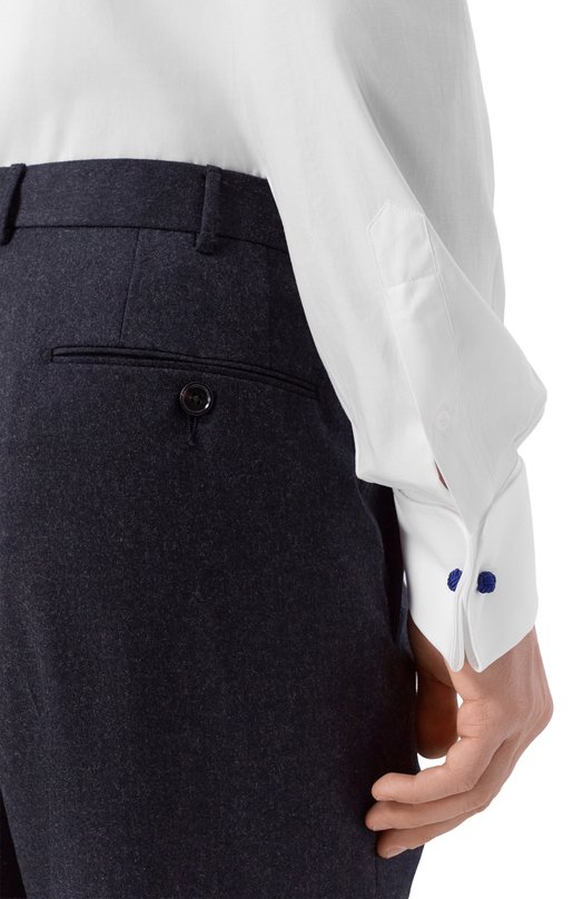 Хлопковая сорочка Alessandro Gherardi BR1-1G-7D/1X62 Белый  BR1-1G-7D/1X62 Фото 5