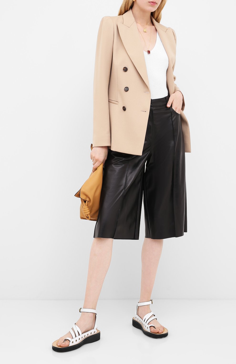 Кожаные шорты DROME, арт. DPD1991P/D400P, фото 2