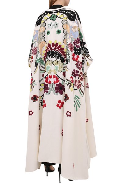 Шерстяная накидка VALENTINO разноцветного цвета по цене 2720000 руб., арт. VB3CG261215, фото 4 Шерстяная накидка VALENTINO, арт. VB3CG261215, фото 4