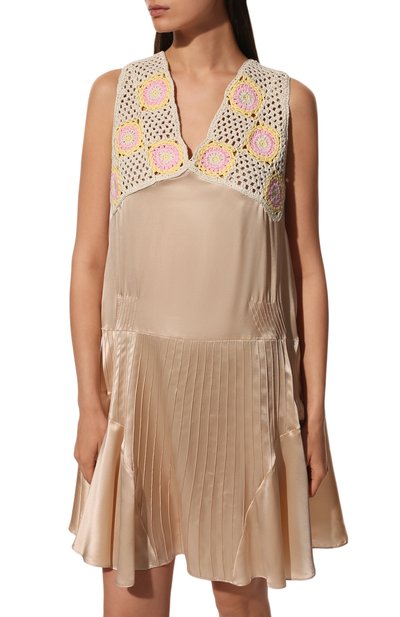 Шелковое платье MIU MIU, арт. MF4424-1ZRB-F0770, фото 3