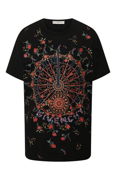 Женская хлопковая футболка GIVENCHY, арт. BW707Z3Z3J